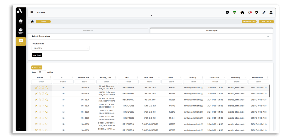 screenshot of Kore Investments